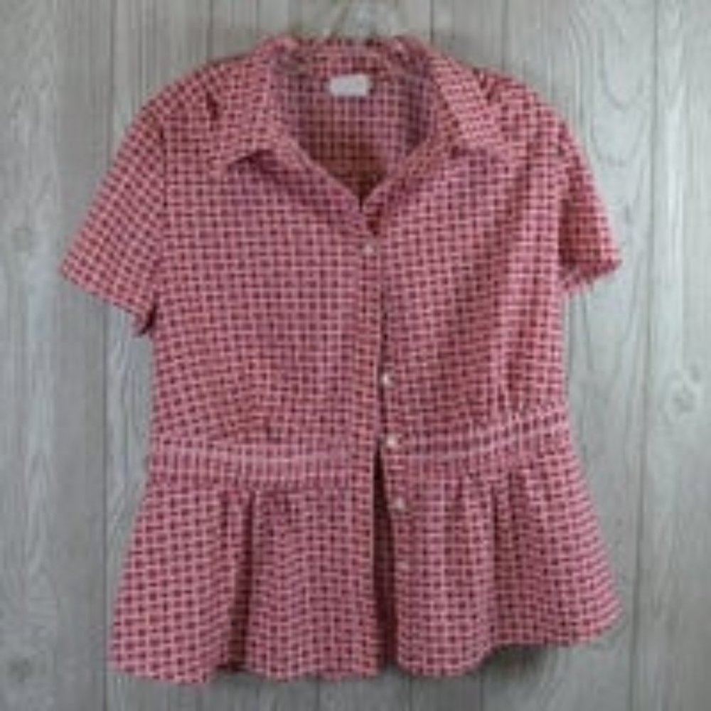 Vintage Fred David Bottom Flair Top XL PLUS SIZE